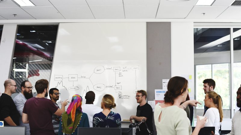 Startup Business Team Brainstorming on  Meeting Workshop